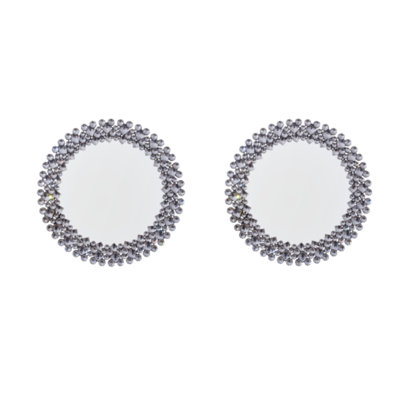 Ensemble de 2 miroirs d'appoint muraux 17,7 po