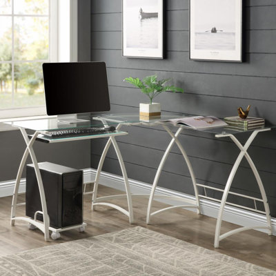 Bureau d'ordinateur en coin Demeray