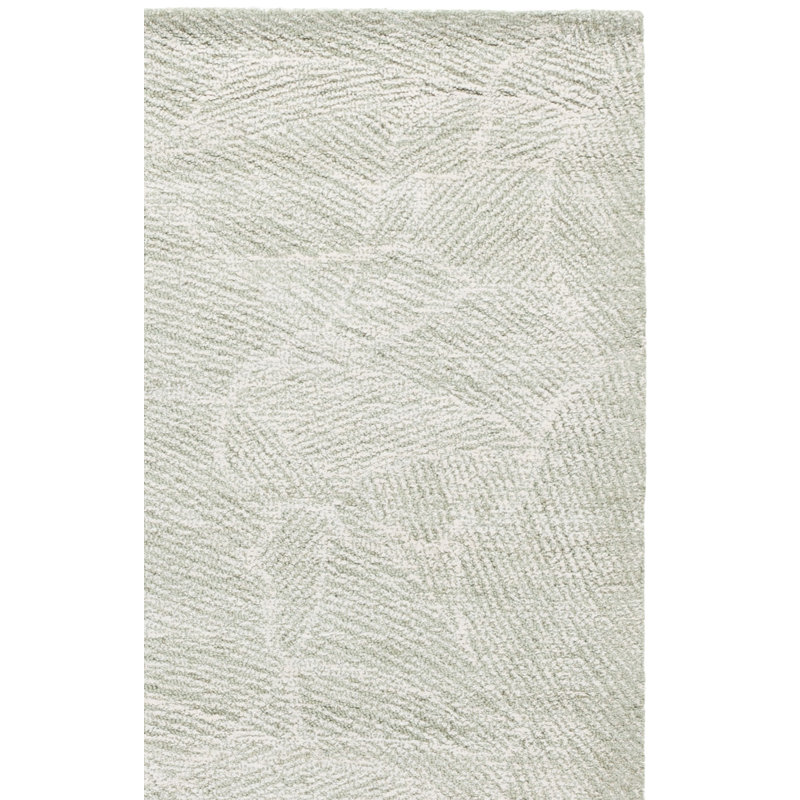 Judner Hand Tufted Wool Pile Abstract Rug, Rectangle 6' x 9'