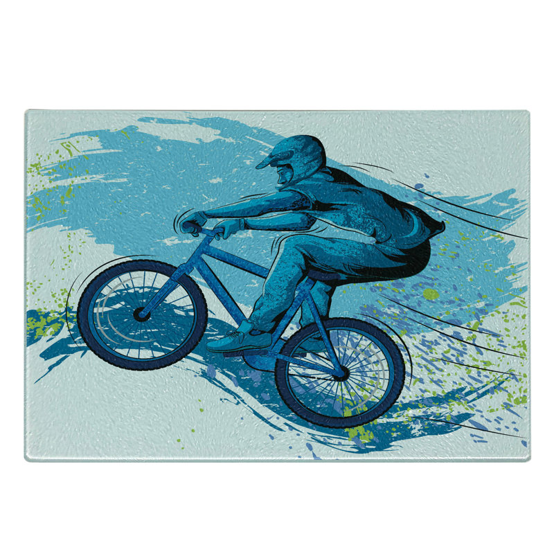 Planche à découper en verre trempé Ambesonne