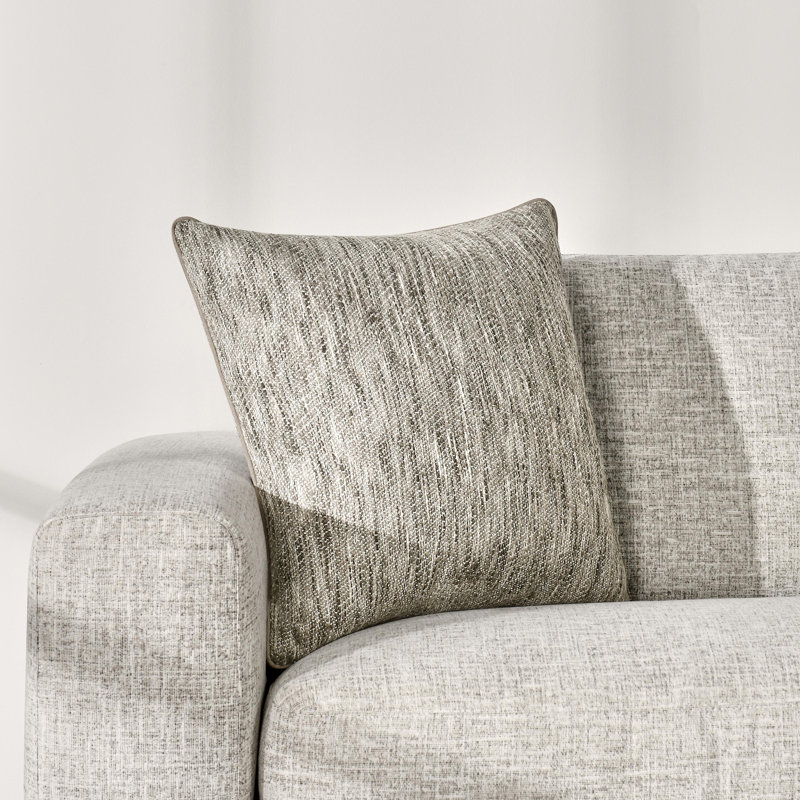 Sharma Pillow Cover & Insert, Beige, Square