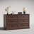 Hava 55" W Modern 6 Drawer Double Dresser for Living Room, Bedroom Dresser with Dressers-114244270
