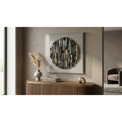 Handmade Glam Abstract Wall Decor