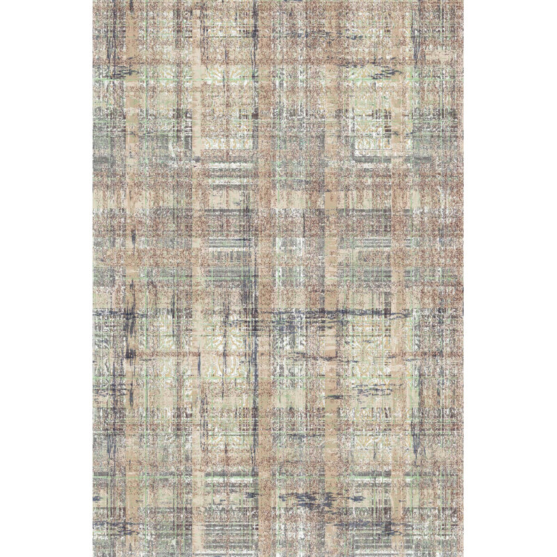 Soft Hall Carpet 2.6 x 4.9 Feet | 100% Polyester, 0.04 in Pile Height | Antibacterial, Non-Slip Underside | Woven with 3D Digital Printing | Machine Washable | Durable & Stylish for Entryways & Living Rooms