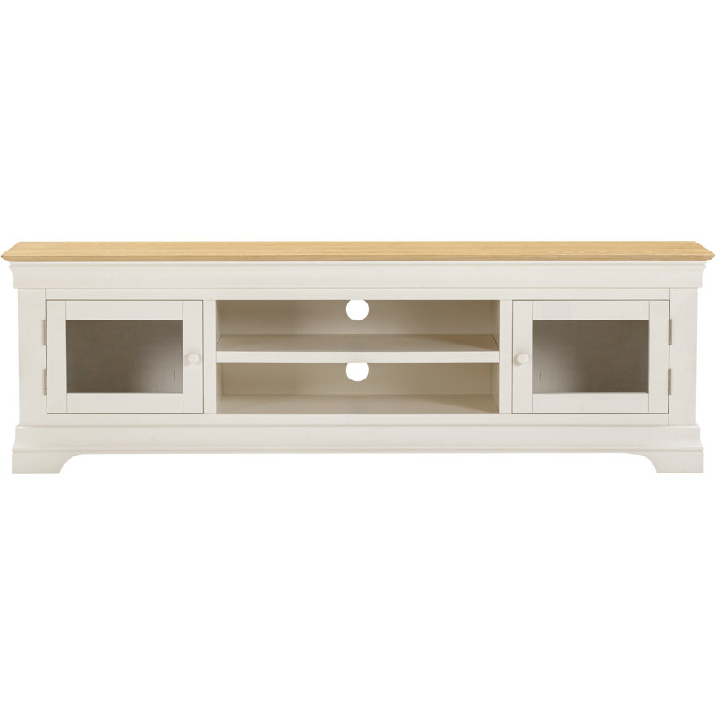 Adaleya TV Stand, 56cm H x 180cm L x 43cm W, Ivory
