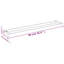 Adhesive Shower Shelf