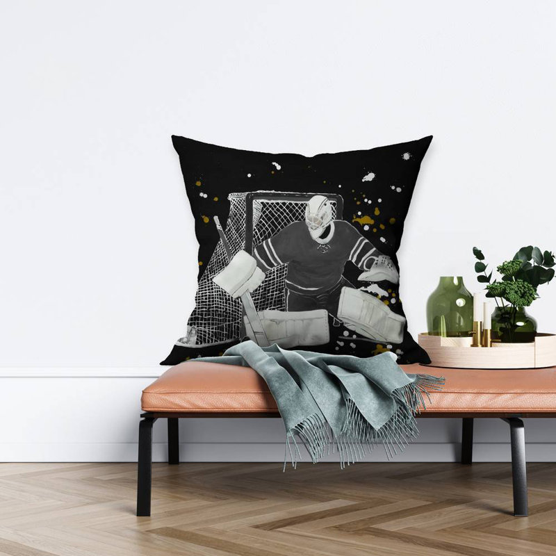 Goalkeeper Hockey Poly Twill Throw | Man Bedroom Decor