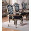 Chaise d'appoint capitonnée (ensemble de 2)