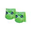 Ensemble de 2 bouées gonflables vertes en forme de grenouille pour enfants, 19 cm (7,5 pouces).