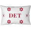 Coussin tissé et fermé à photo Detroit Basketball 17 po x 18 po