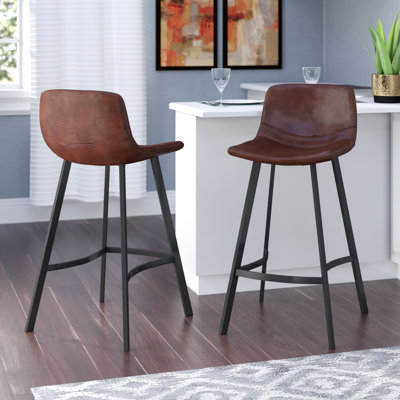 Kayenta Upholstered Counter Stool with Metal Frame