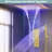 Modern Thermostatic LED Rainfall Shower System, Ceiling Mounted Waterfall Showerhead with Handheld Spray-82331475