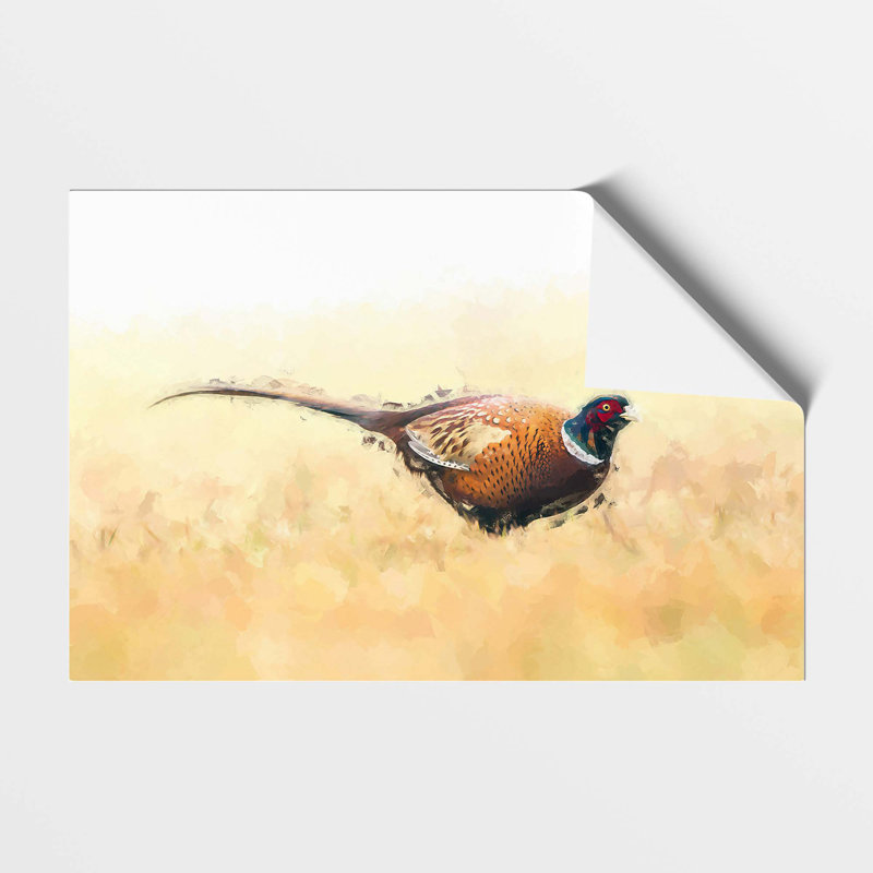 A Pheasant Bird - Frameless Print, 21 cm H x 29.7 cm W
