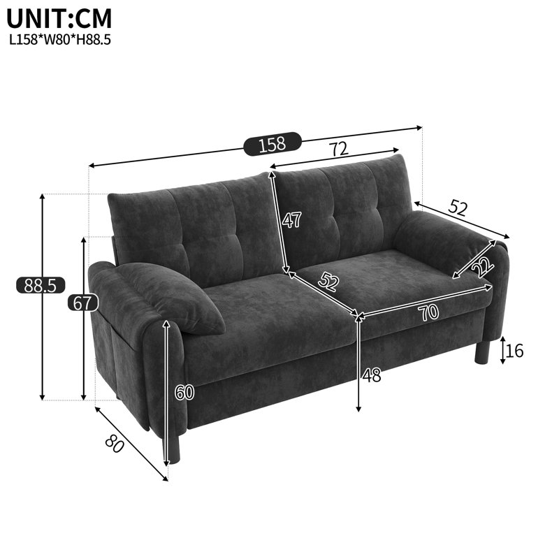 Sofa, Gray