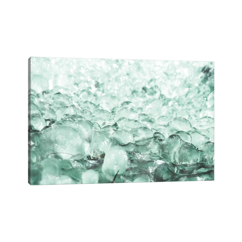 Bubbly Mint I - Wrapped Canvas Print, 20.32 cm H x 30.48 cm W