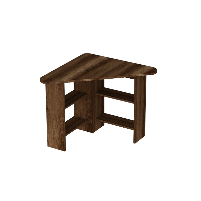 Fade Modular Computer Desk, Light Walnut