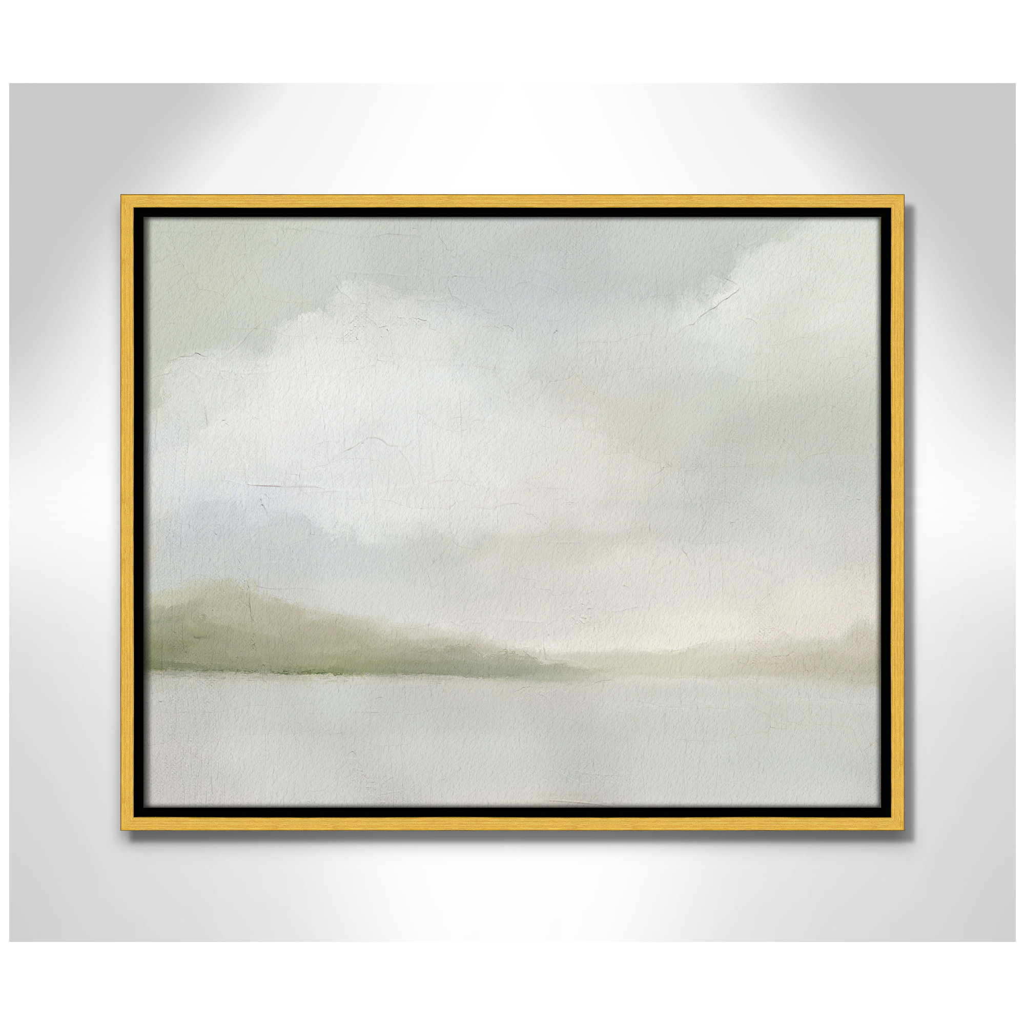 A Tranquil Morning, Gold, 17.5" H x 21.5" W
