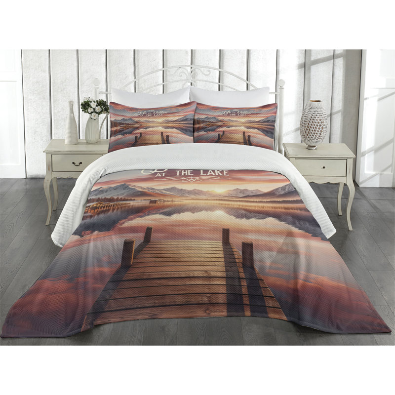 Polyester Coverlet, King Coverlet + 2 Standard Shams