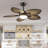 44/52" Palm Tropical 5 Blade Ceiling Fan-1344132728-1344132724