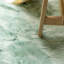 Tapis moelleux à poils longs lavable à la machine bleu sarcelle Diller-1988859251