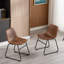 Chaise d'appoint revêtue de similicuir Davey-386379604