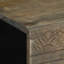Bathroom Sink Cabinet Black Solid Mango Wood, Engineered Wood