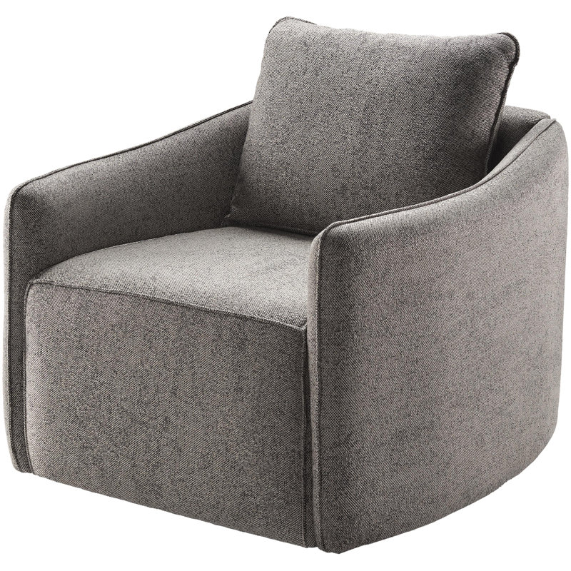 Fauteuil pivotant de 28,35 po de large Dorival
