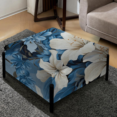 Motif tropical azur Azure