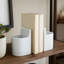 Serre-livres décoratifs pour une décoration polyvalente - Serre-livres modernes pour l'organisation du bureau et le style de la bibliothèque - ensemble de 2 po, 6 po-1295186292