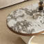 Table basse ovale luxueuse de style italien