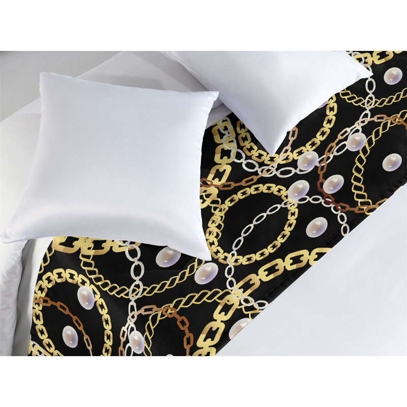 Foulard de lit rétro Ambesonne, Très grand lit