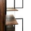 Vitrine avec portes et lumières en verre