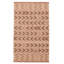 Tapis unique en jute / sisal beige / brun 5 pi 1 po x 8 pi 1 po Marrakech