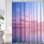 Rideau de douche avec 12 crochets Sea Pink Sea Twilight Dusk
