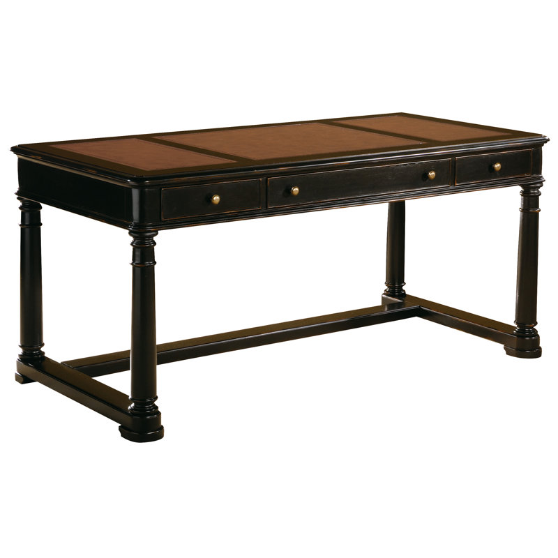 Samford 64" Wide Computer Desk, Louis Phillipe Finish