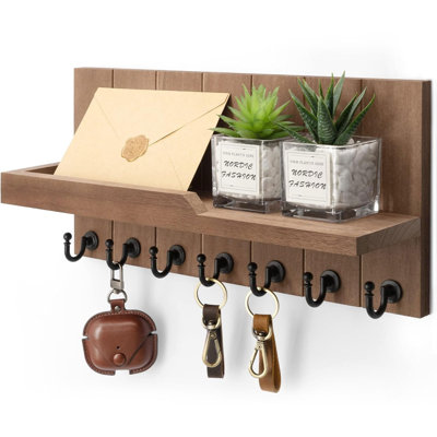 Porte-clés décoratif pour mur et courrier