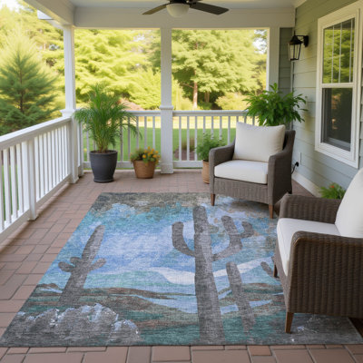 Tapis botanique intérieur / extérieur lavable à la machine Braegger ACN2337