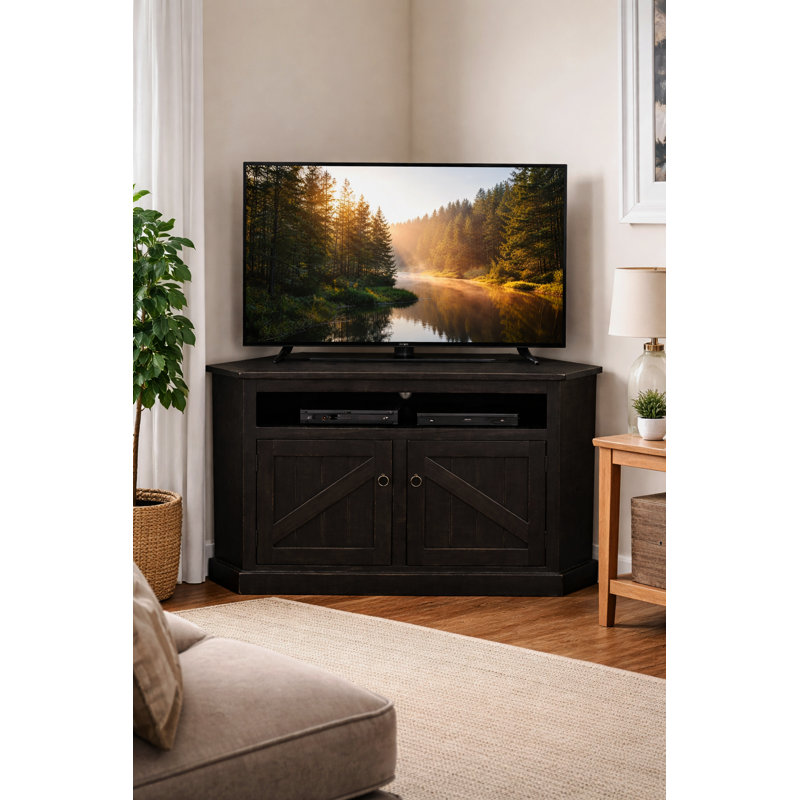 Benji TV Stand for TVs up to 65", Antique Black
