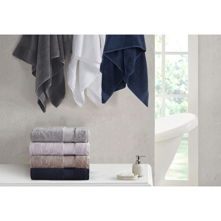 Delara 100% Organic Cotton Luxuriously Plush Hand Towel GOTS & OEKO-TEX  Certified 650 GSM