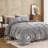 100% Cotton Yarn-Dyed Jacquard Duvet Floral Duvet Cover Set-115609413-115609412