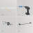Circular 5 - Piece Bathroom Hardware Set-58850957