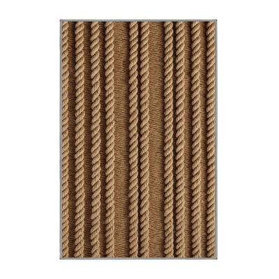Washable Rope Details Farm Area Rug