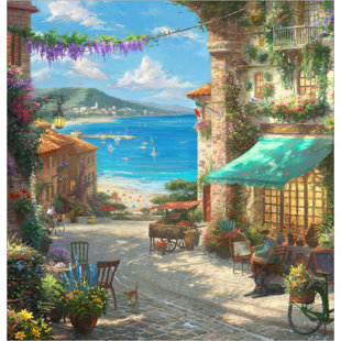 Rideau de douche Thomas Kinkade