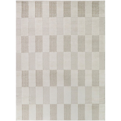 Tapis à carreaux moderne Rafal