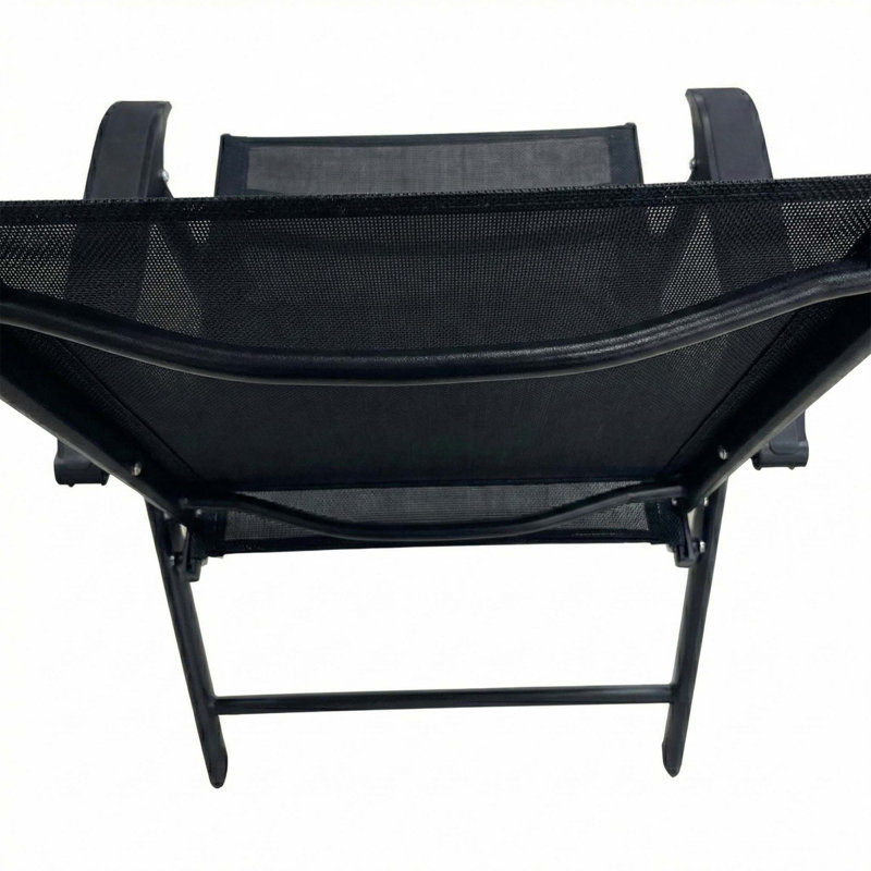 Outdoor Lounge Chair, Black