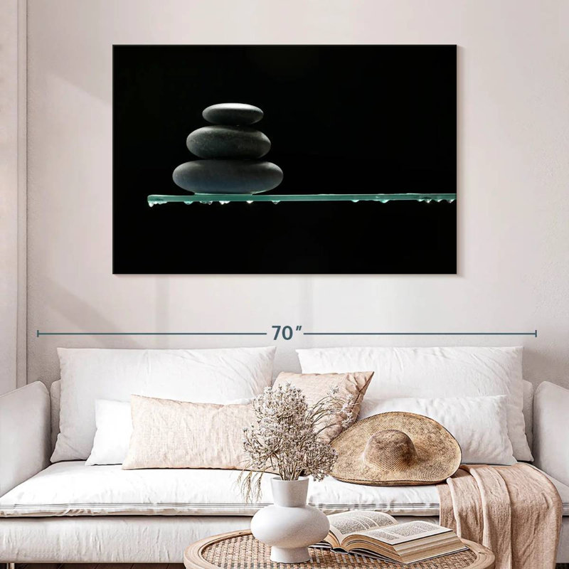 Kerrick Stacked Zen Pebbles, 32" H x 48" W