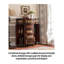 Armoire décorative courbée Birch avec panneaux de tiroirs peints à la main