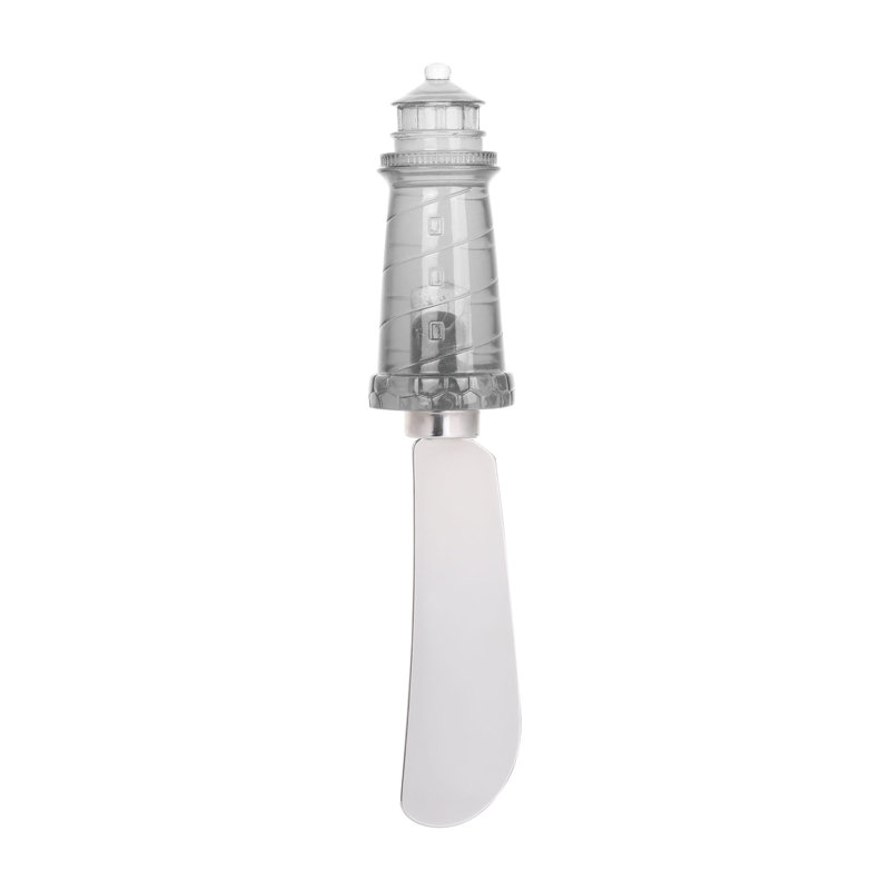 Lighthouse Transparent Polyresin Cheese Spreader, S4