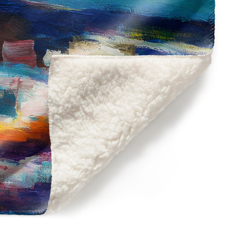 Couverture sherpa doux avant lever 1, l 51 po x L 60 po
