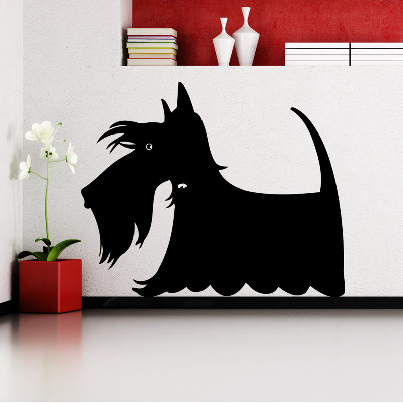 Animals Wall Decal, Black